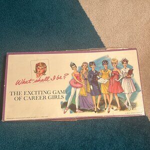 1966 The Exciting Game of Career Girls - NIP Game Pieces - MINT Board